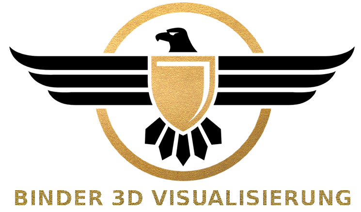 Binder 3D Rendering Logo